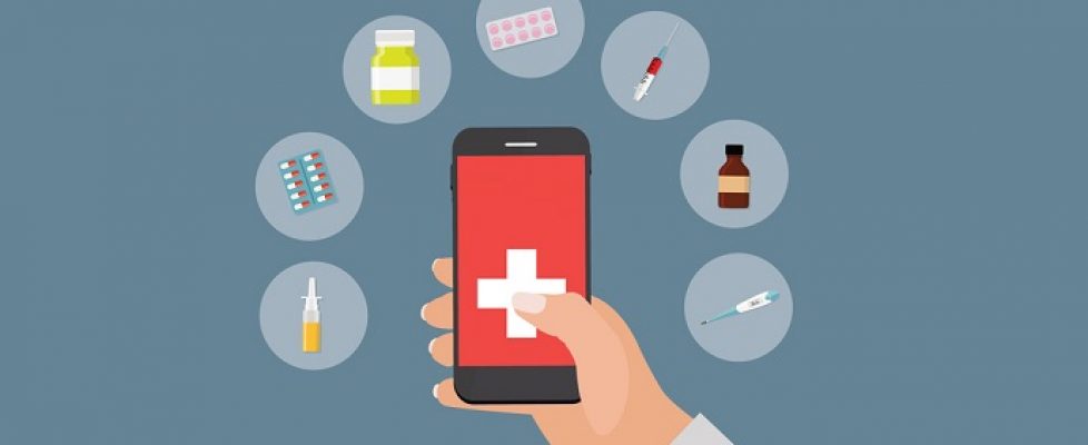 Mobile Apps Concept of Online Treatment and Health care in Moder Mobile Apps Concept of Online Treatment and Health care in Moder