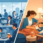 When Your Kid's Not Feeling Well, No Crowded Office